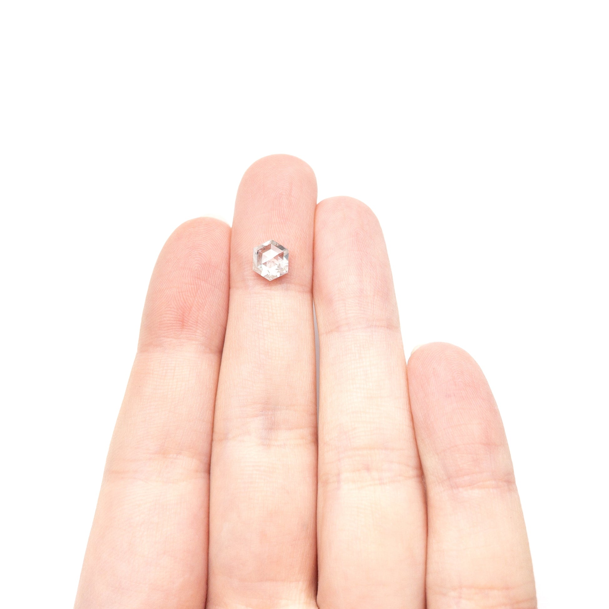 1.37ct 7.22x6.22x3.61mm ヘキサゴン ローズカット 27536-41