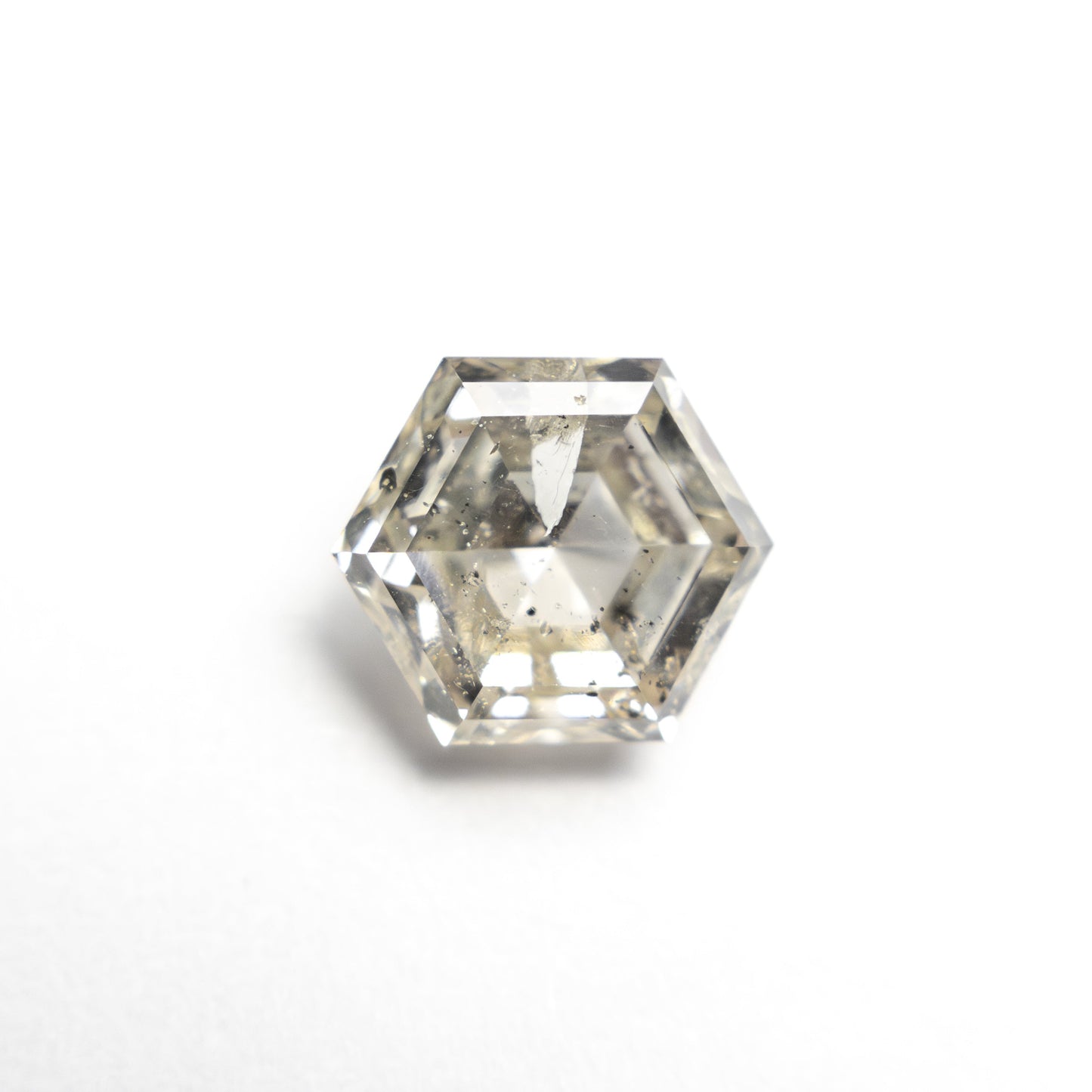 1.54ct 7.59x6.57x3.89mm ヘキサゴンローズカット 27537-06