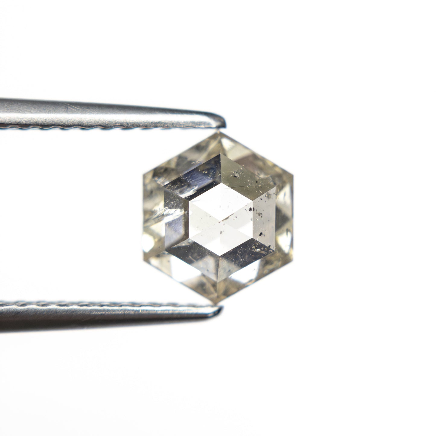 1.54ct 7.59x6.57x3.89mm ヘキサゴンローズカット 27537-06