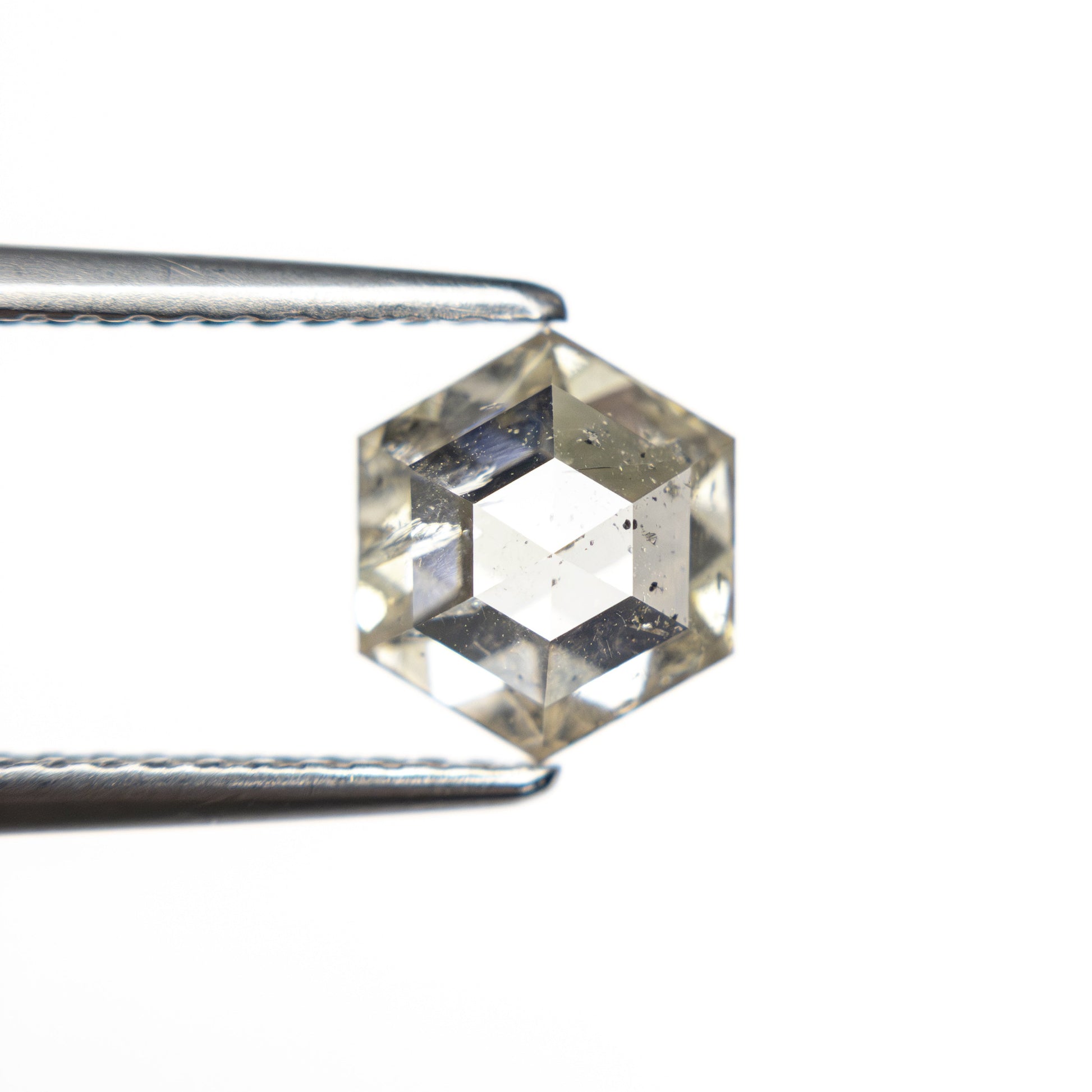 1.54ct 7.59x6.57x3.89mm ヘキサゴンローズカット 27537-06