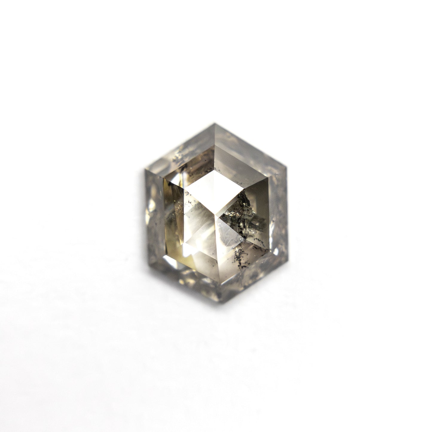 1.05ct 7.88x6.15x2.83mm ヘキサゴンローズカット 27537-11