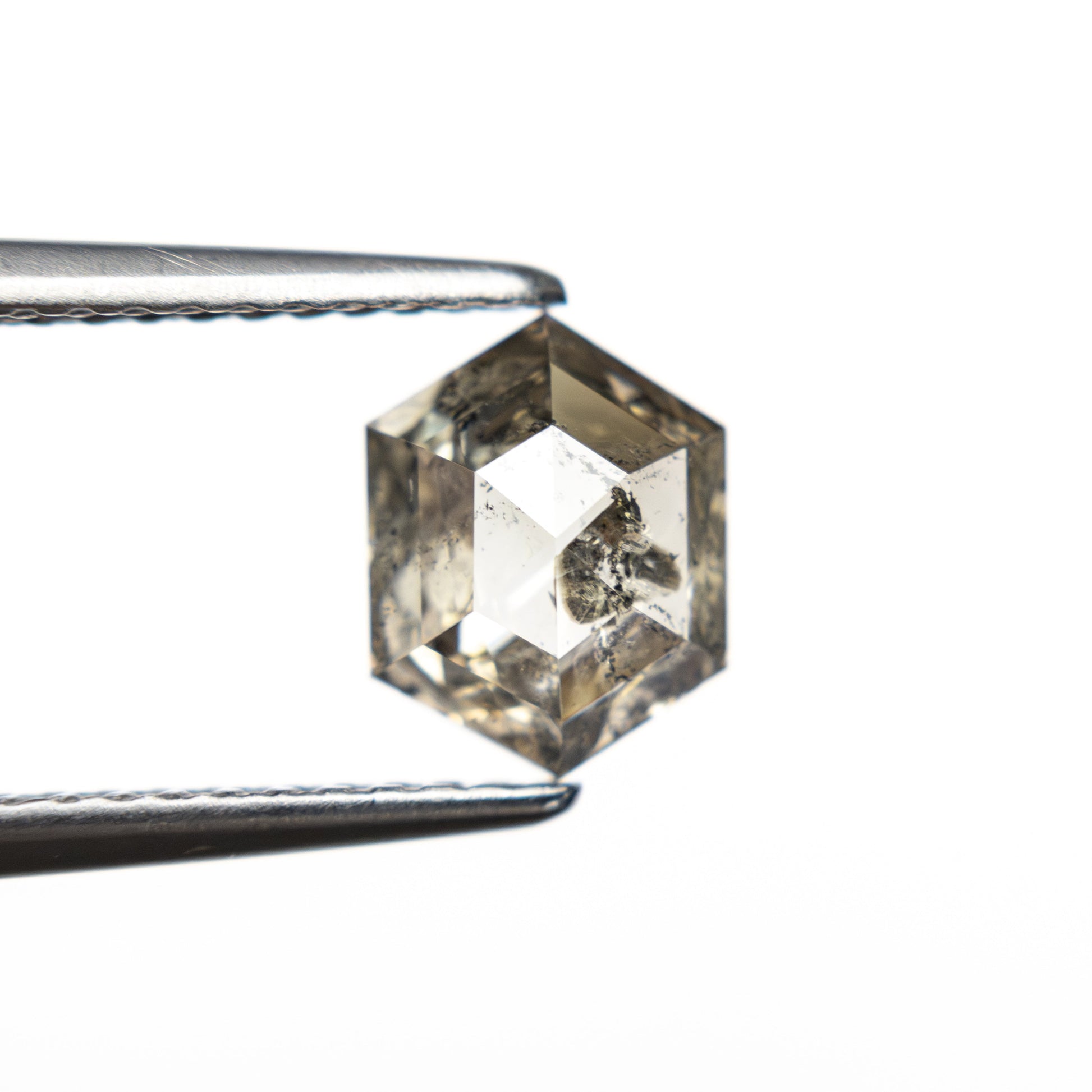 1.05ct 7.88x6.15x2.83mm ヘキサゴンローズカット 27537-11