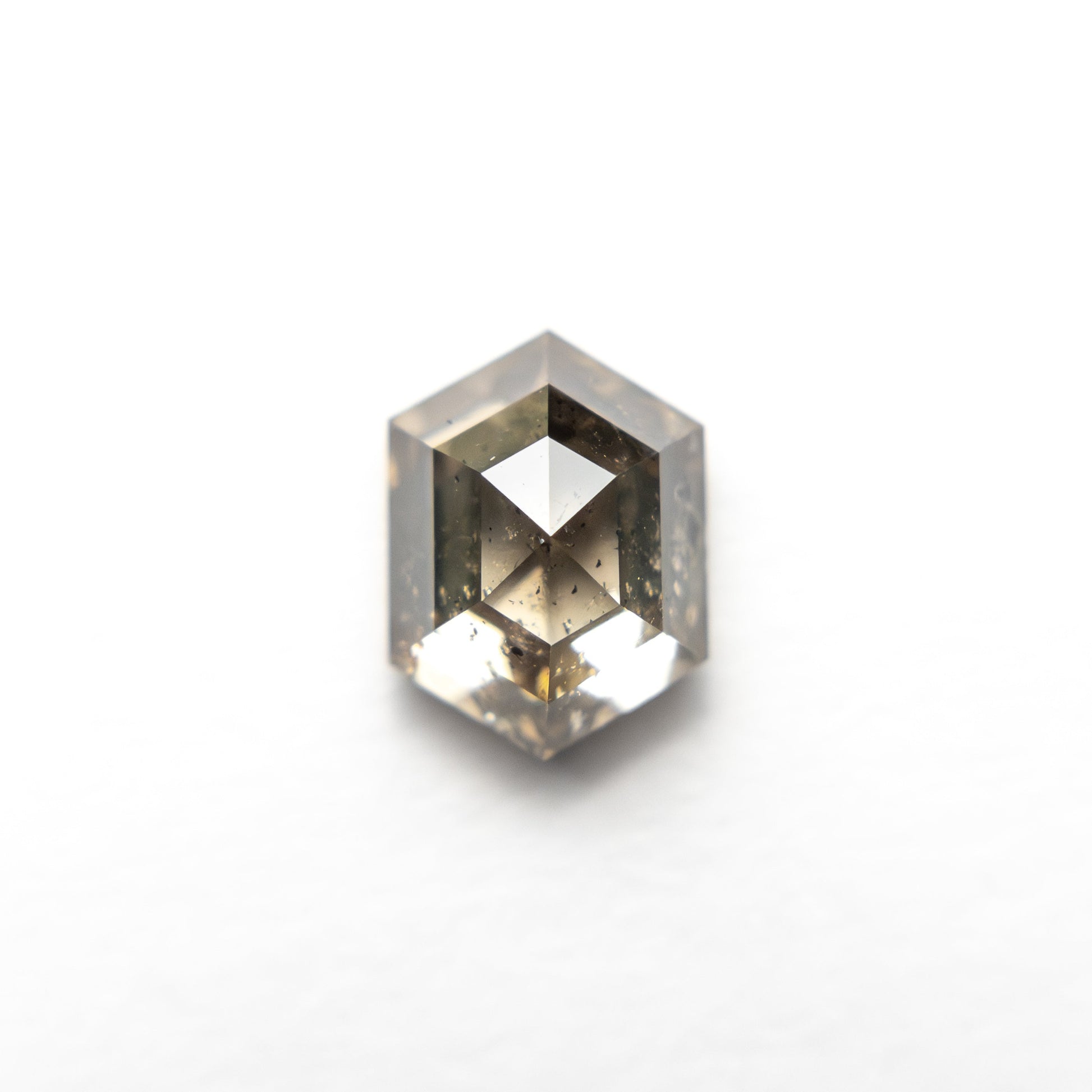 1.26カラット 7.09x5.30x3.92mm ヘキサゴン ローズカット 27537-38