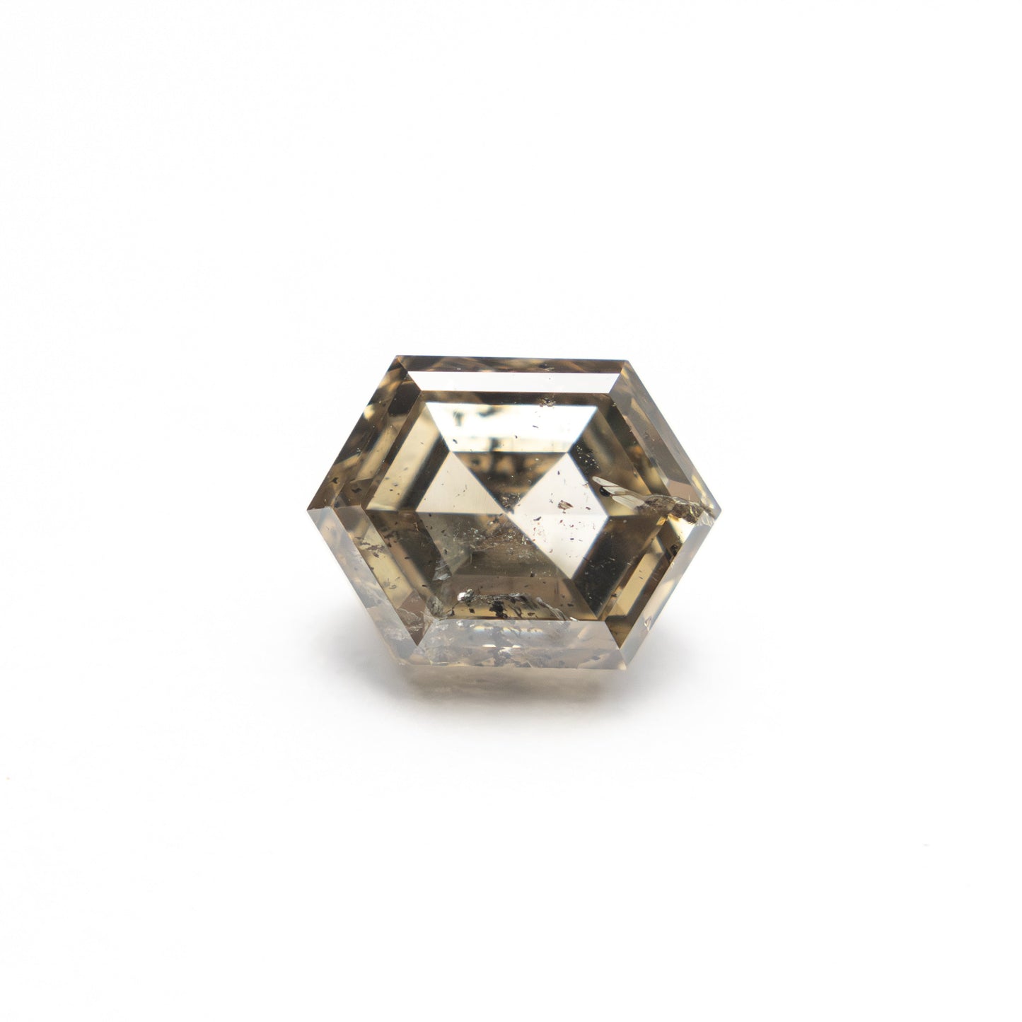 1.26カラット 7.09x5.30x3.92mm ヘキサゴン ローズカット 27537-38
