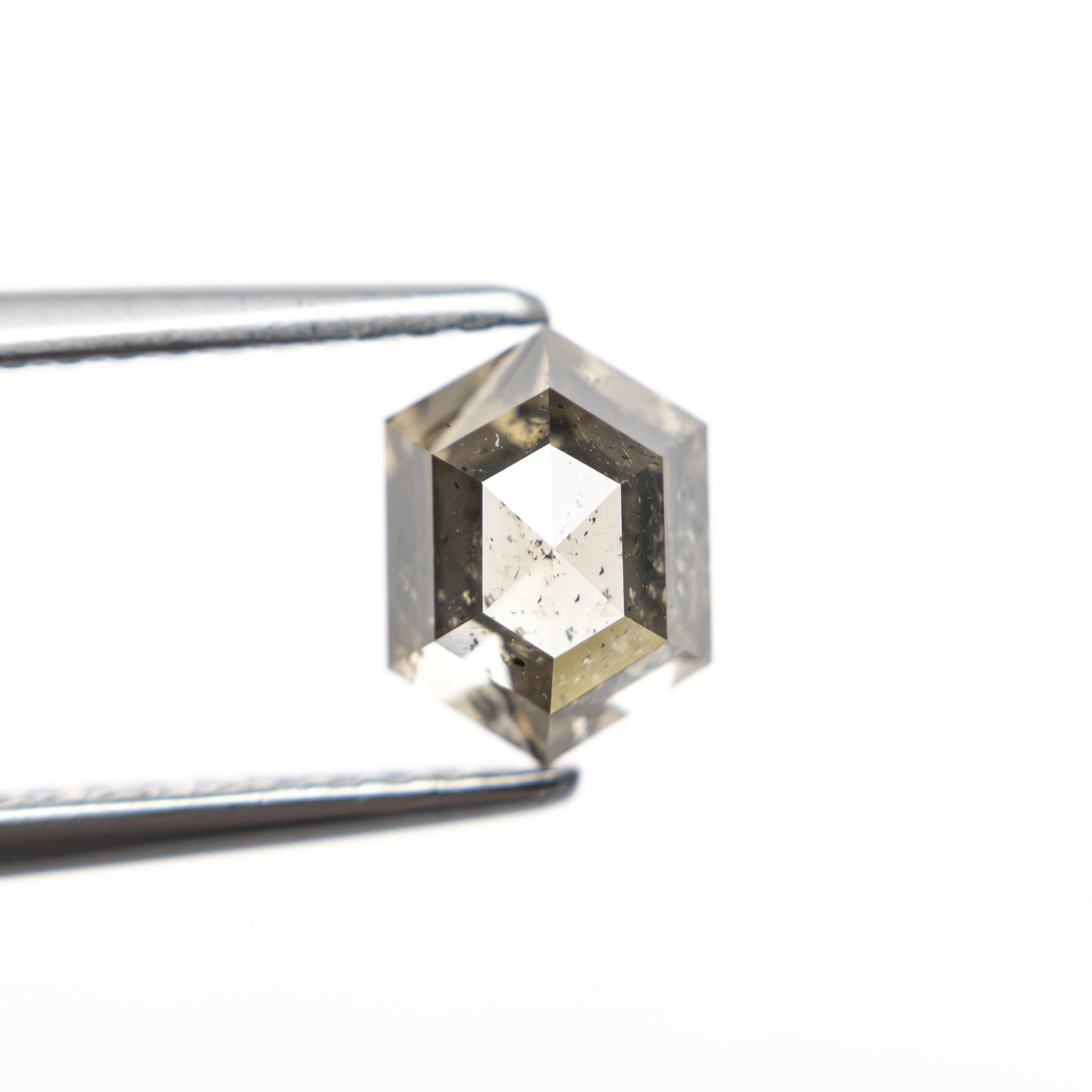 1.26カラット 7.09x5.30x3.92mm ヘキサゴン ローズカット 27537-38