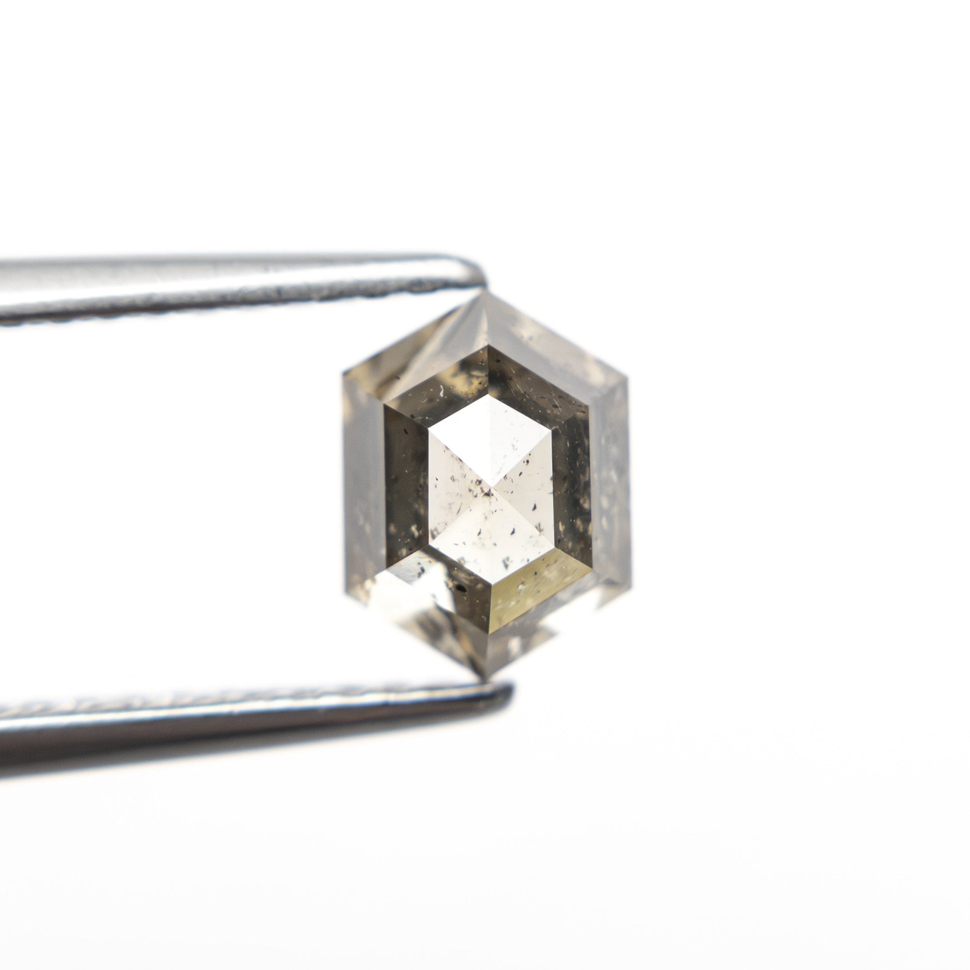 1.26カラット 7.09x5.30x3.92mm ヘキサゴン ローズカット 27537-38