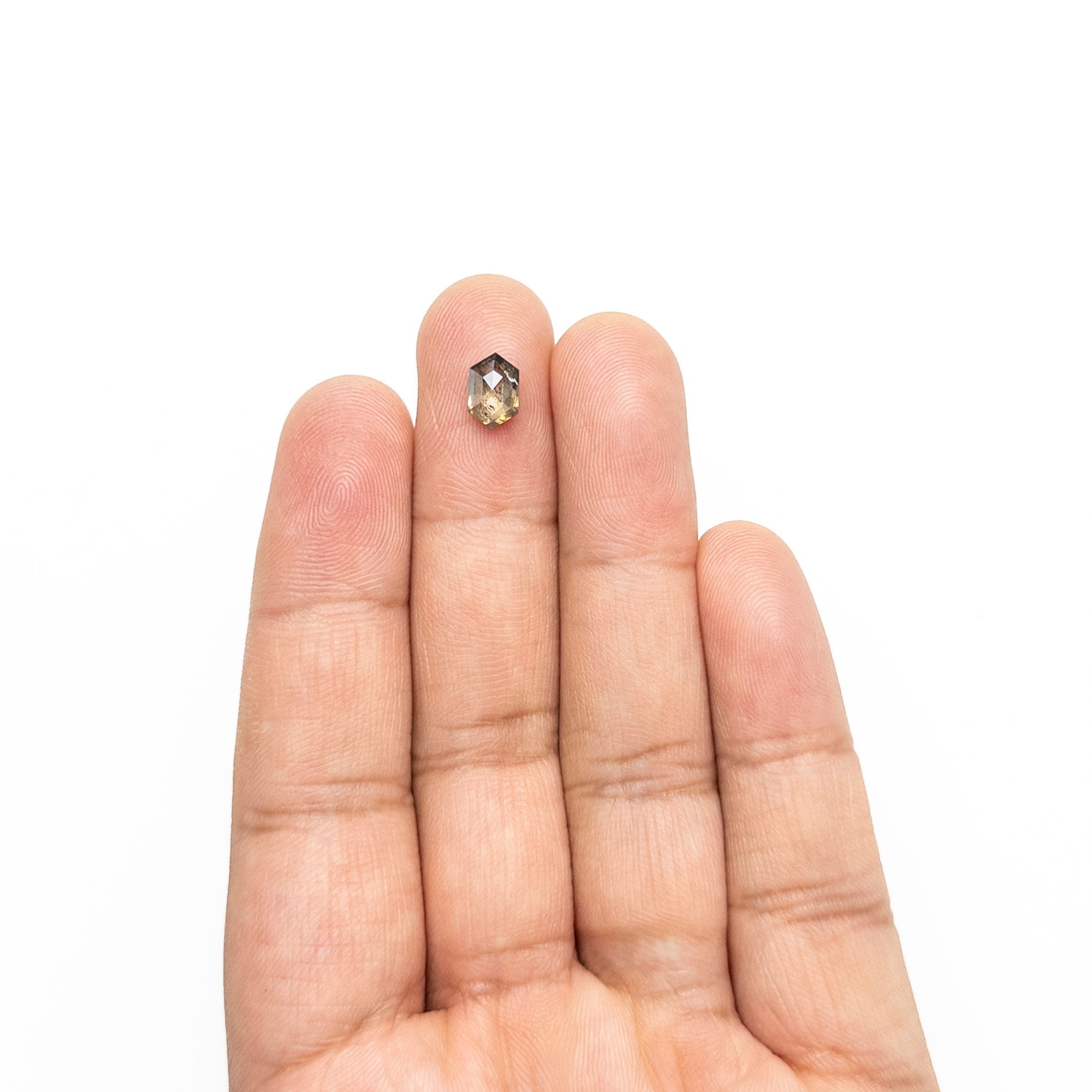 1.00ct 8.10x5.37x2.57mm ヘキサゴンローズカット 27537-48