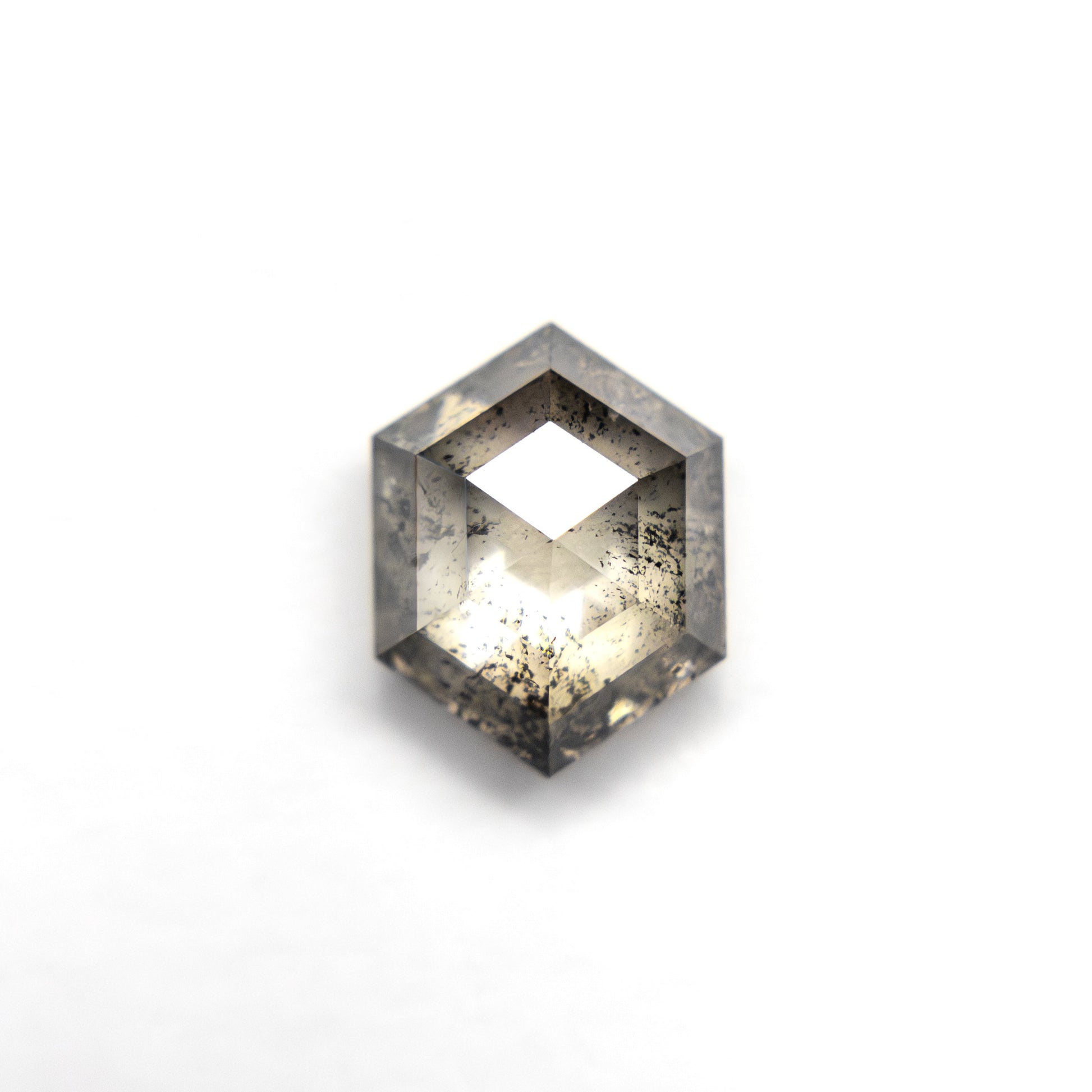 1.27ct 7.46x5.75x3.32mm ヘキサゴンローズカット 27537-57