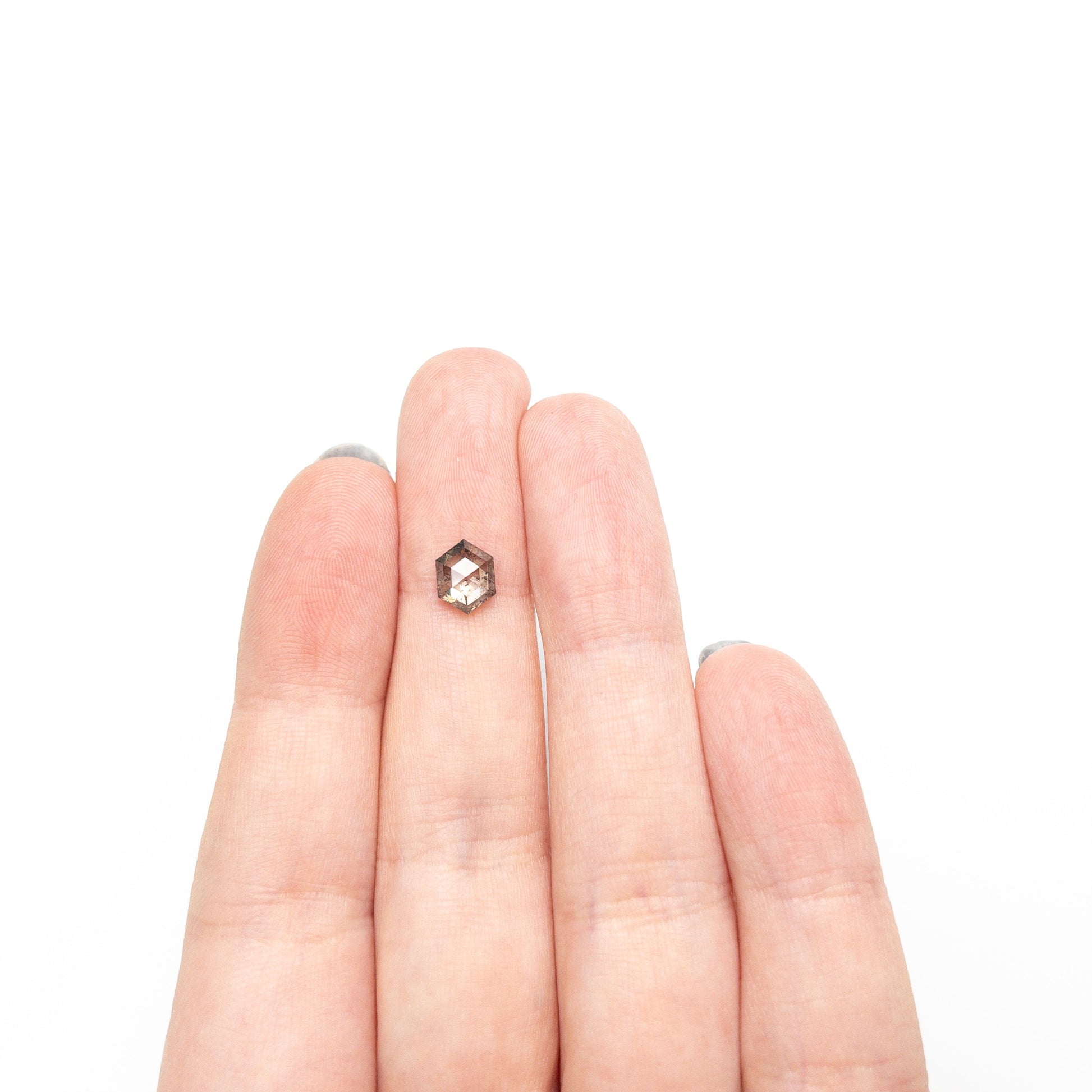 1.27ct 7.46x5.75x3.32mm ヘキサゴンローズカット 27537-57