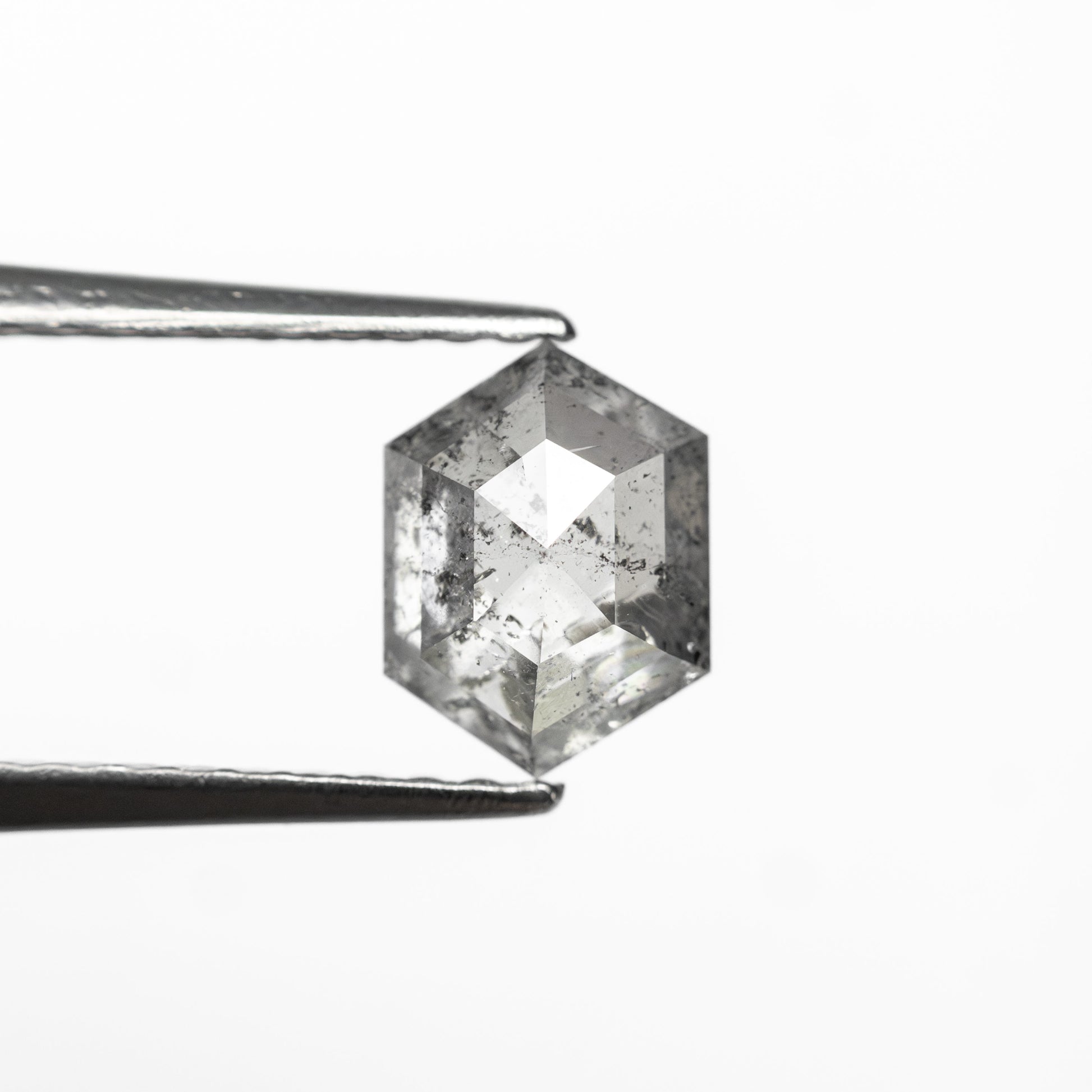 0.96ct 6.77x5.05x3.33mm ヘキサゴンローズカット 27538-06