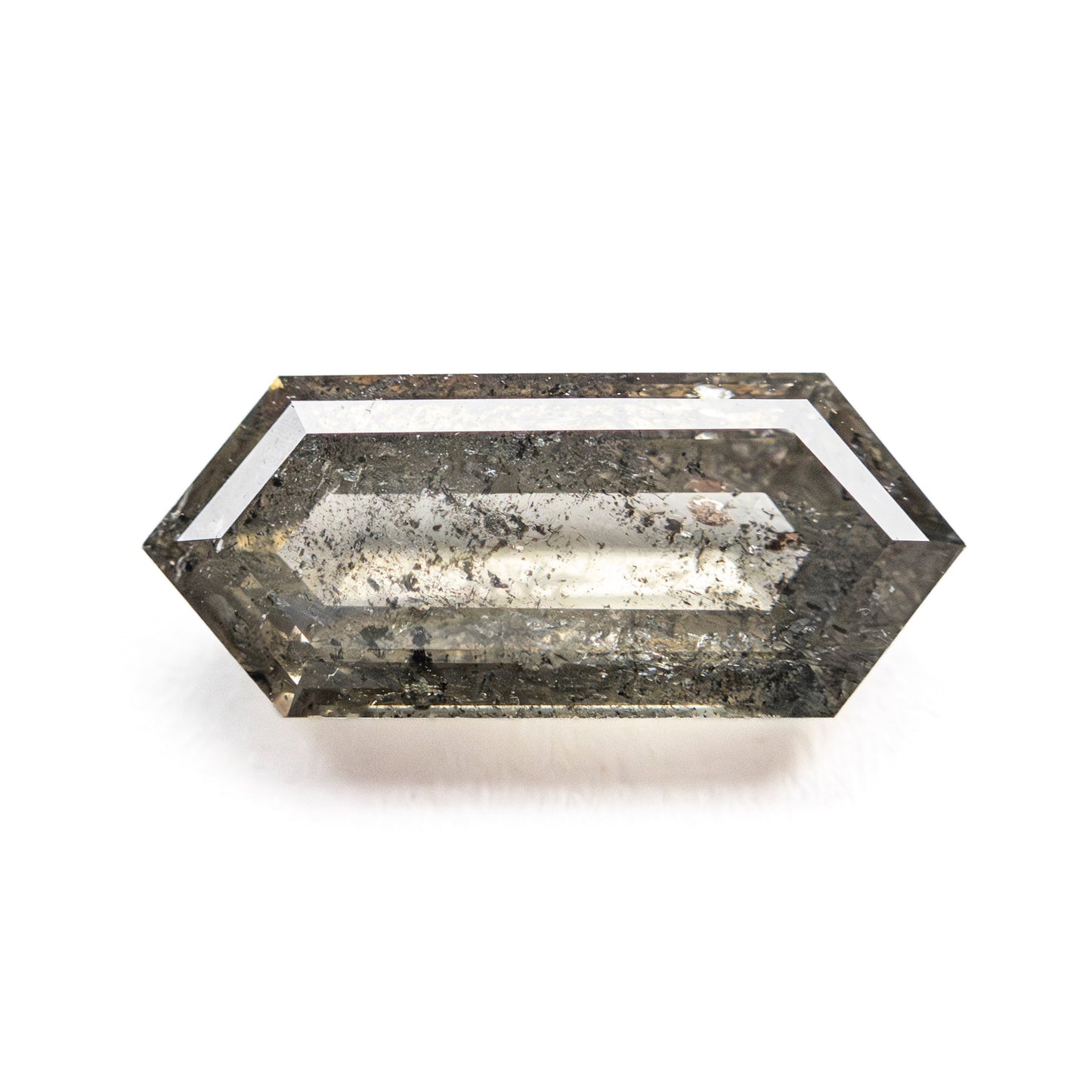 2.19カラット 12.67x5.30x3.21mm ヘキサゴンローズカット 27538-55