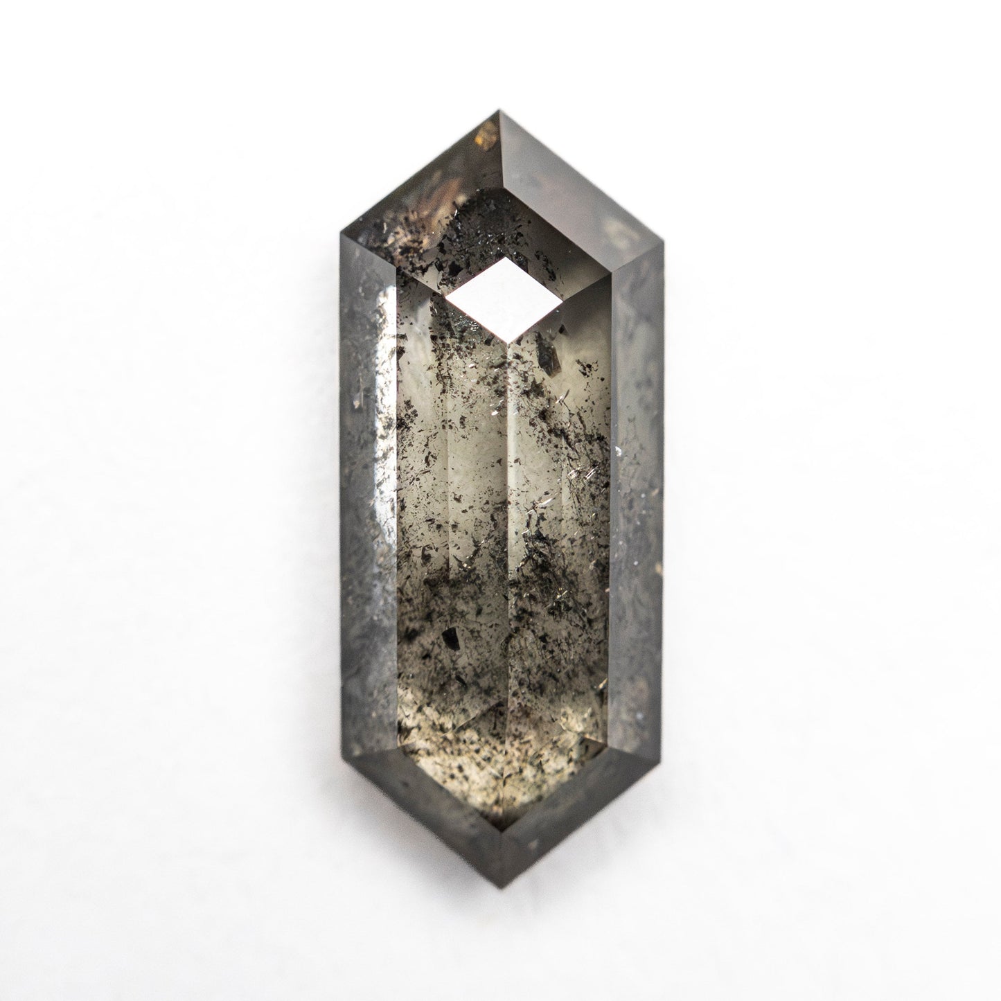 2.19カラット 12.67x5.30x3.21mm ヘキサゴンローズカット 27538-55