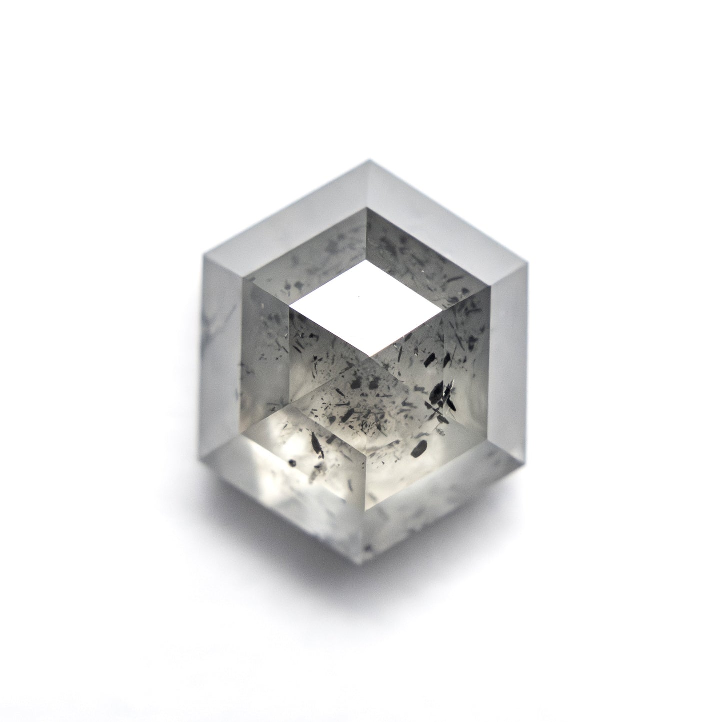 3.70ct 10.08x8.19x5.15mm ヘキサゴンステップカット 27539-09