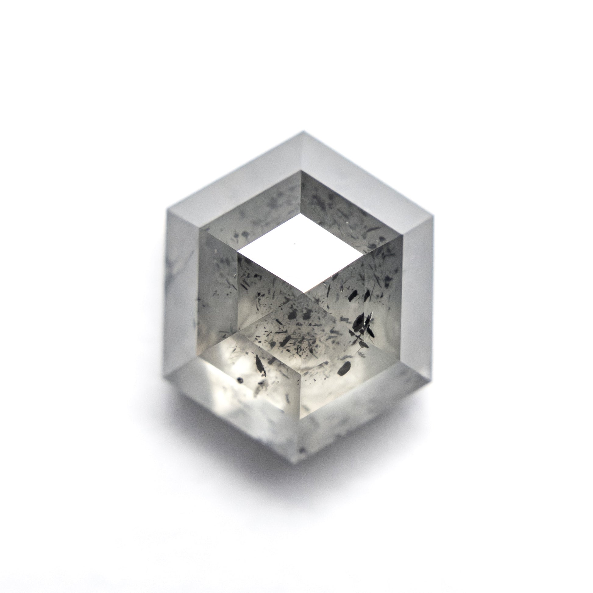 3.70ct 10.08x8.19x5.15mm ヘキサゴンステップカット 27539-09