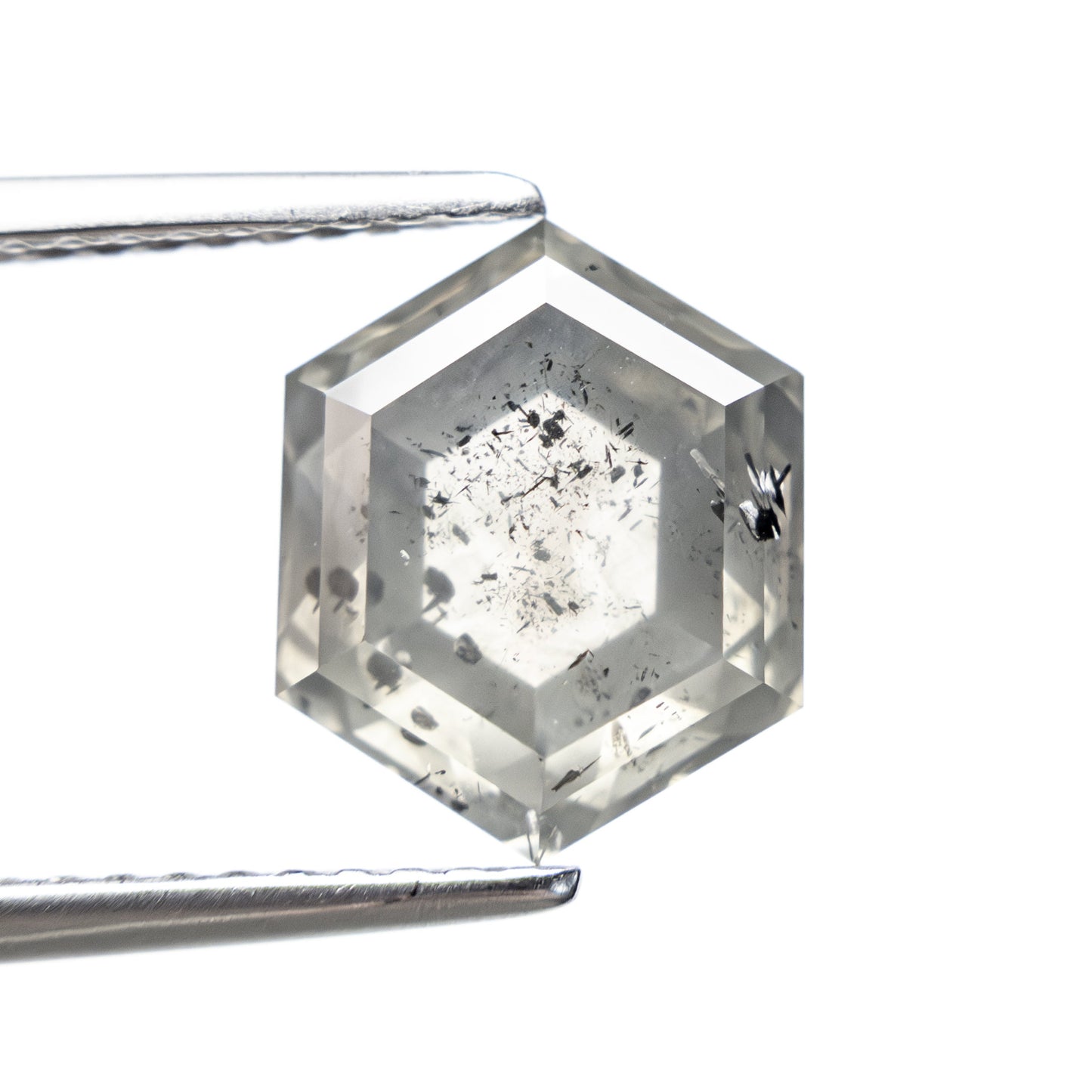 3.70ct 10.08x8.19x5.15mm ヘキサゴンステップカット 27539-09