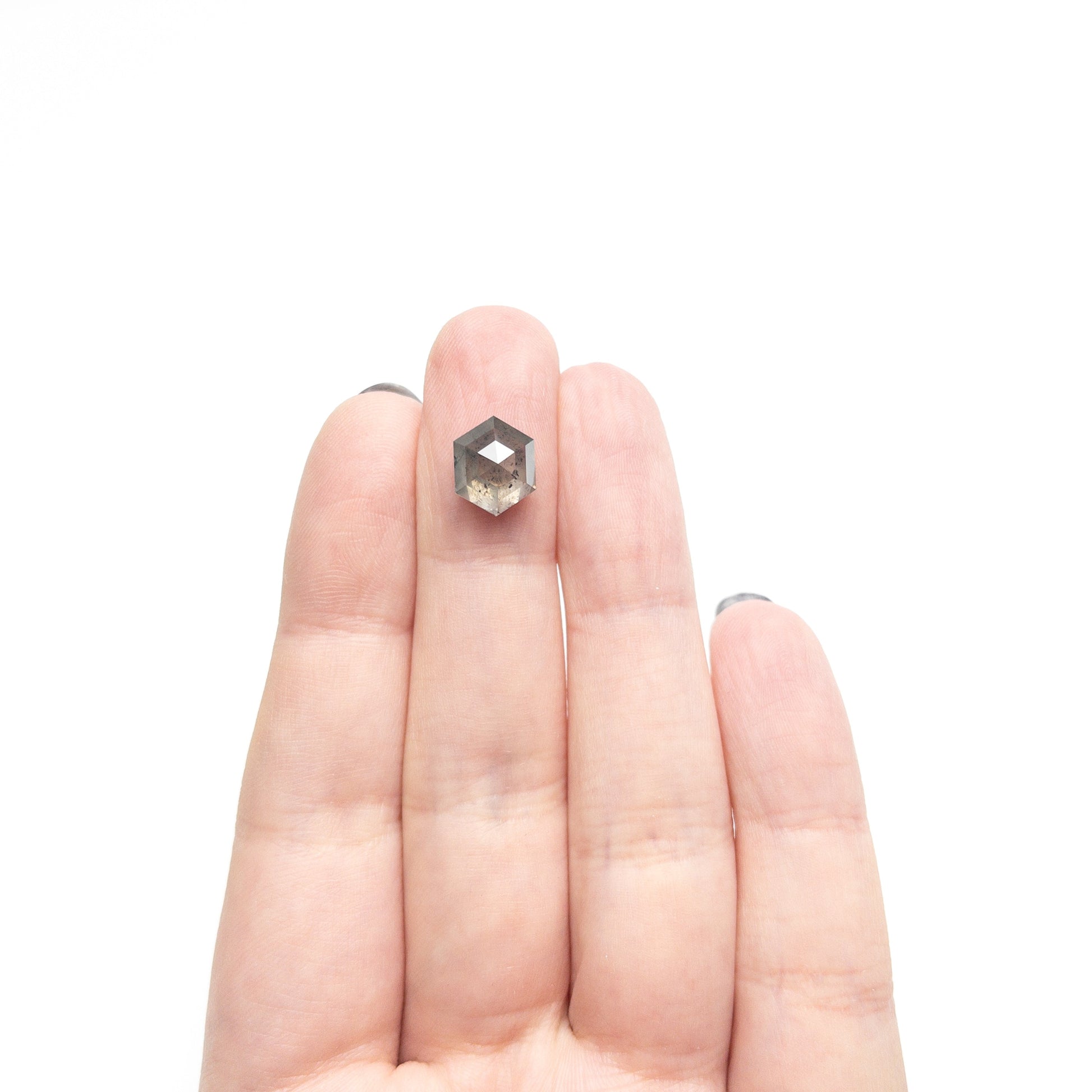 3.70ct 10.08x8.19x5.15mm ヘキサゴンステップカット 27539-09