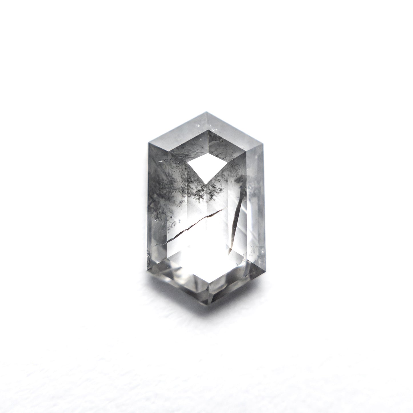 1.12カラット 8.40x5.11x2.63mm ヘキサゴン ローズカット 27539-10