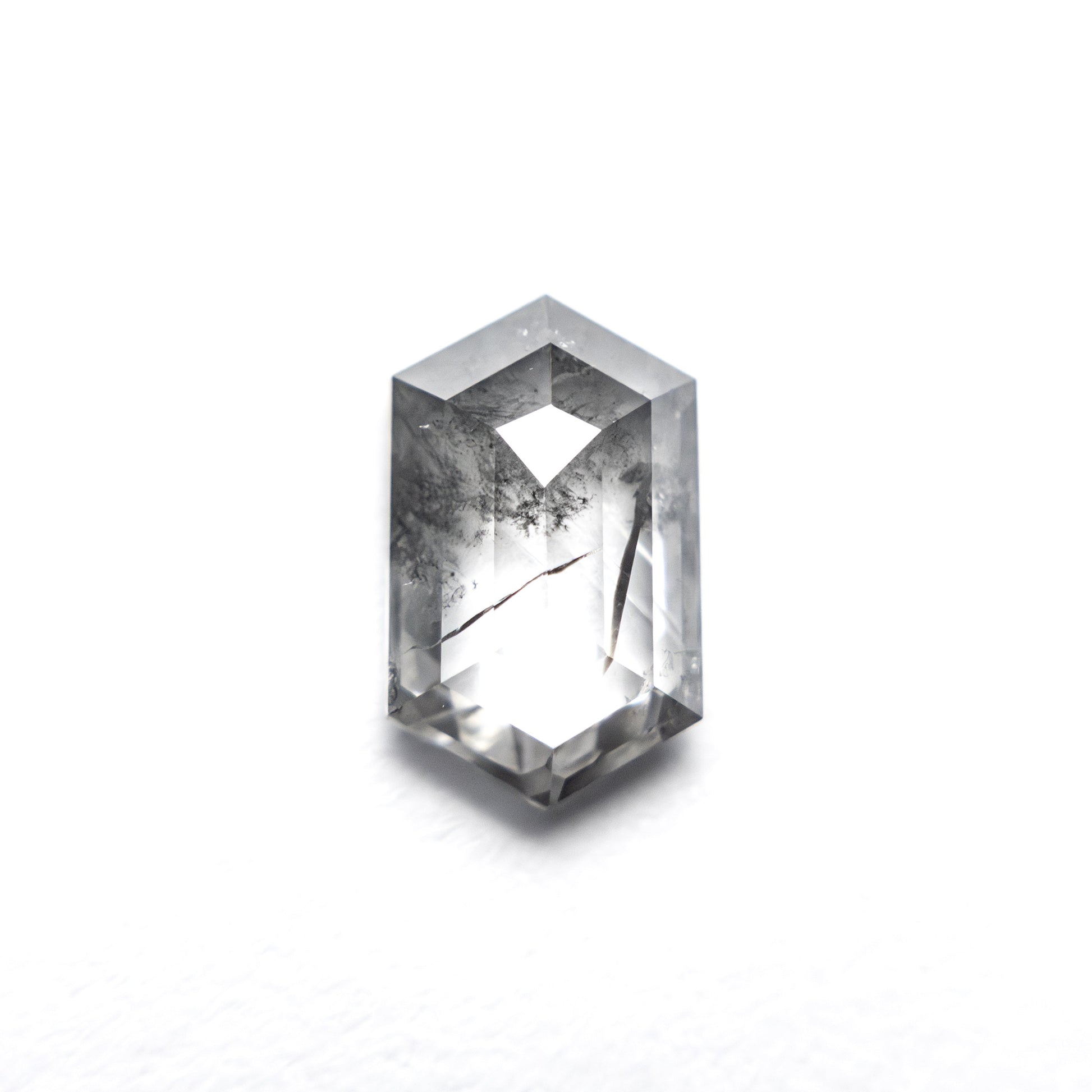 1.12カラット 8.40x5.11x2.63mm ヘキサゴン ローズカット 27539-10