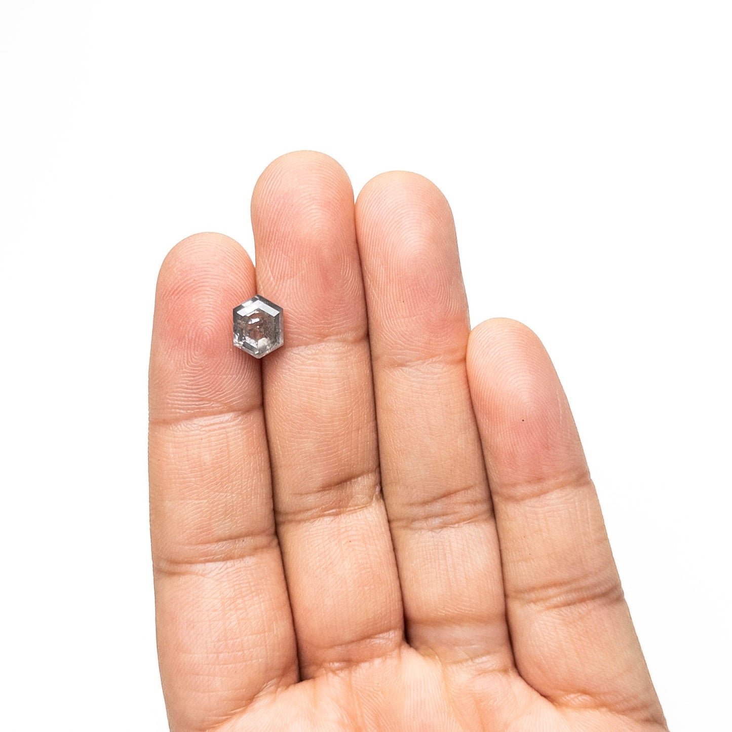 2.68カラット 9.15x7.08x4.75mm ヘキサゴン ローズカット 27539-20