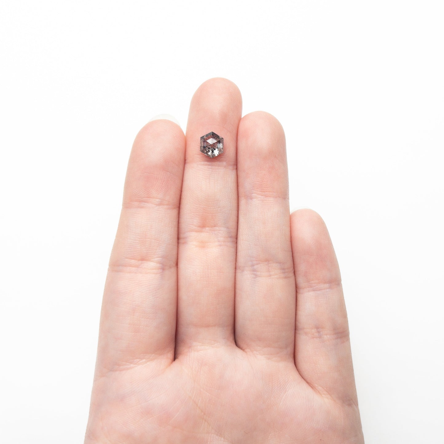 1.51ct 7.46x6.46x3.98mm ヘキサゴン ローズカット 27539-22