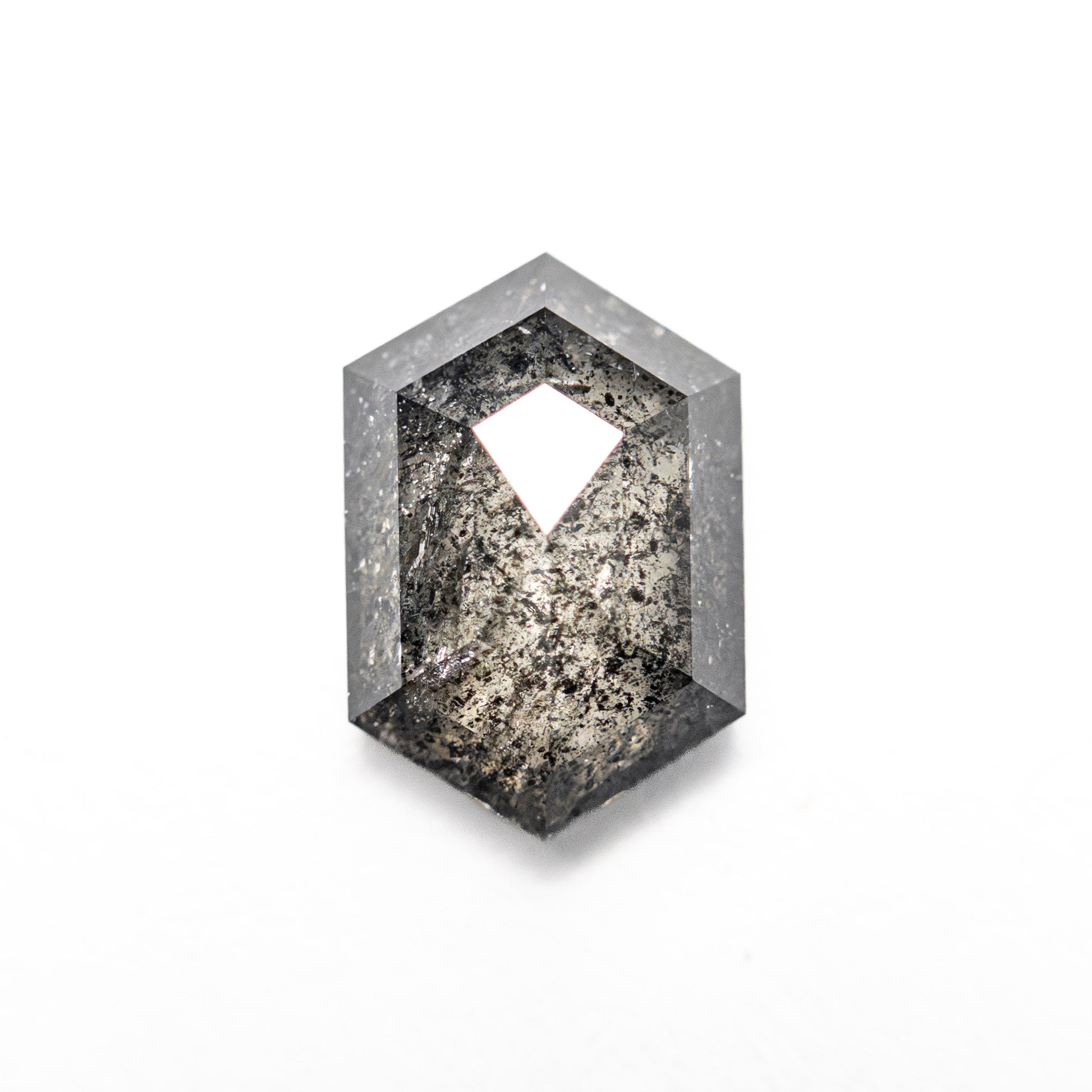 1.75ct 9.04x6.11x3.38mm ヘキサゴン ローズカット 27539-34