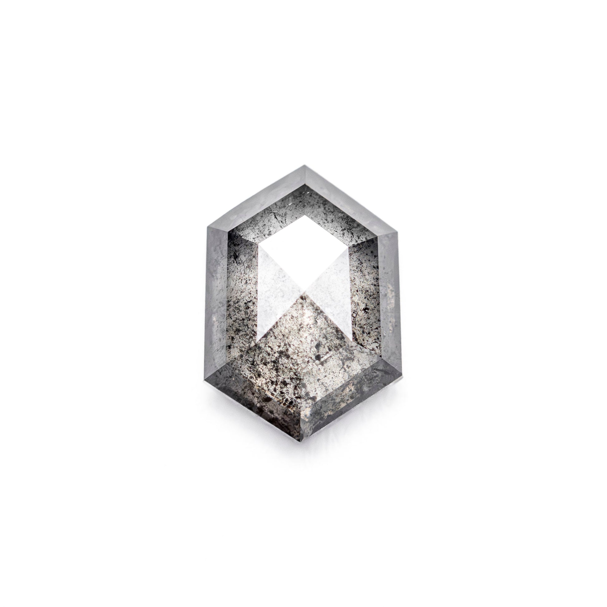 0.97ct 7.65x5.39x2.59mm ヘキサゴンローズカット 27539-37