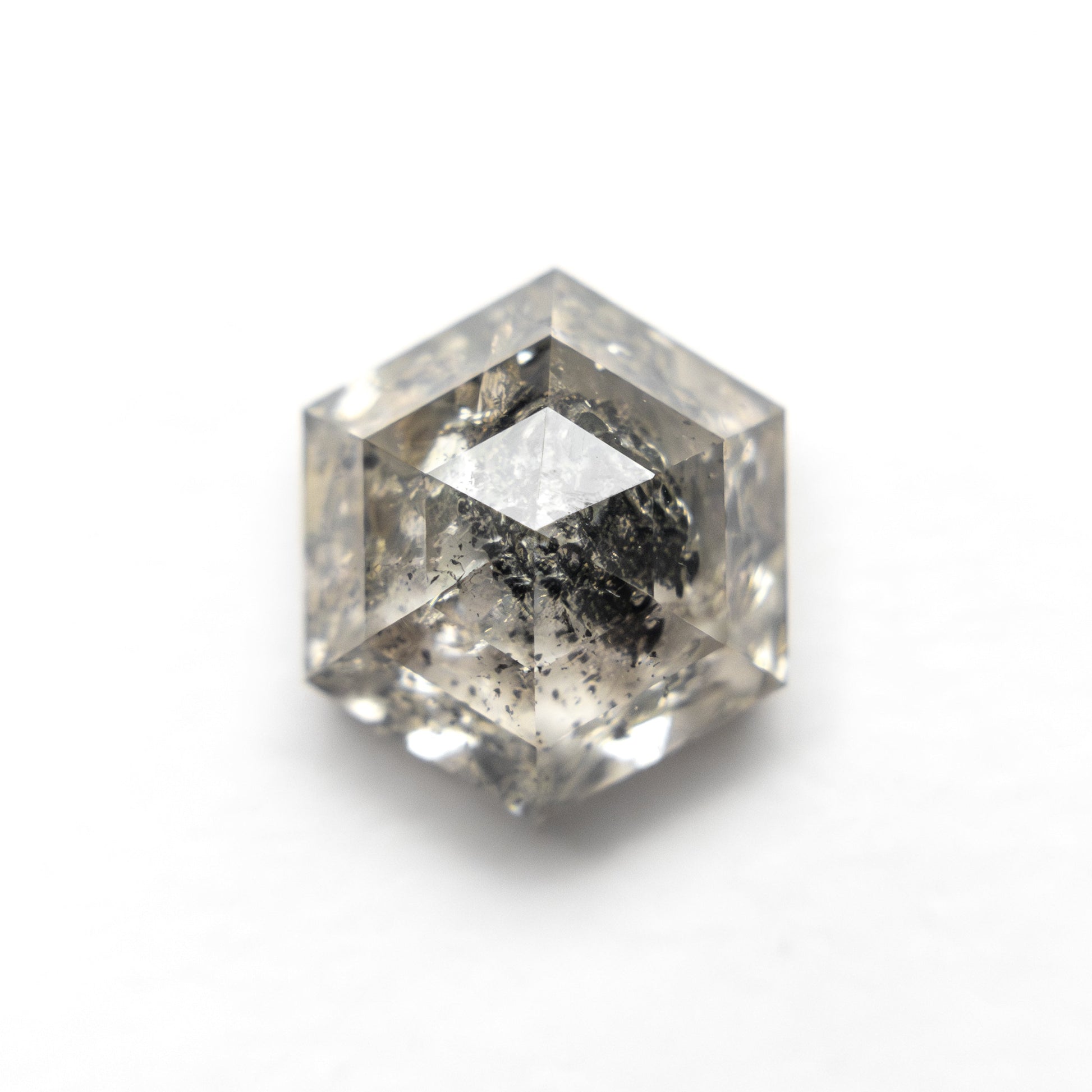 2.84ct 9.11x7.87x4.80mm ヘキサゴン ローズカット 27550-03