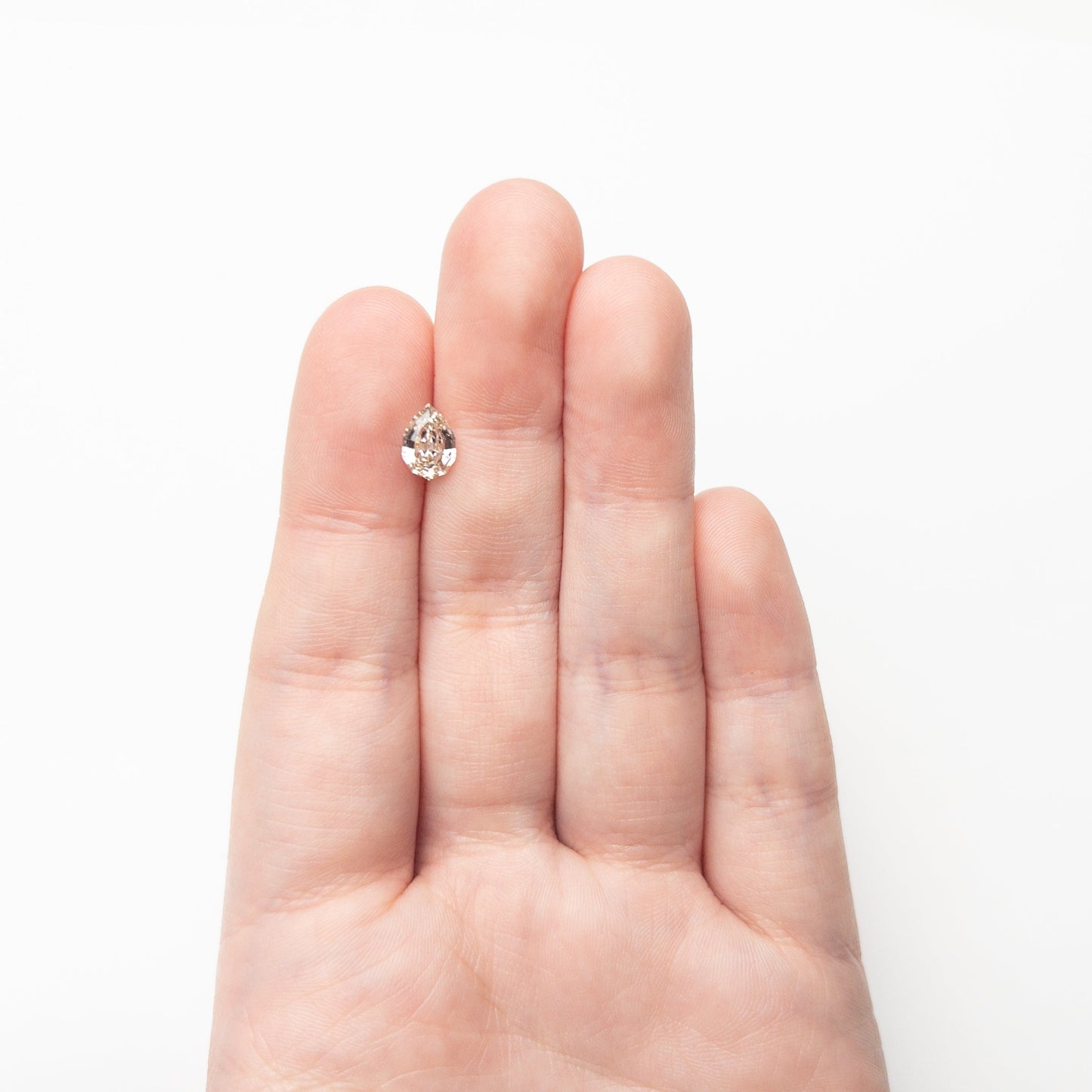 1.30ct 8.27x5.66x3.99mm SI1 Q-R Geo Pear Step Cut 🇨🇦 27579-01