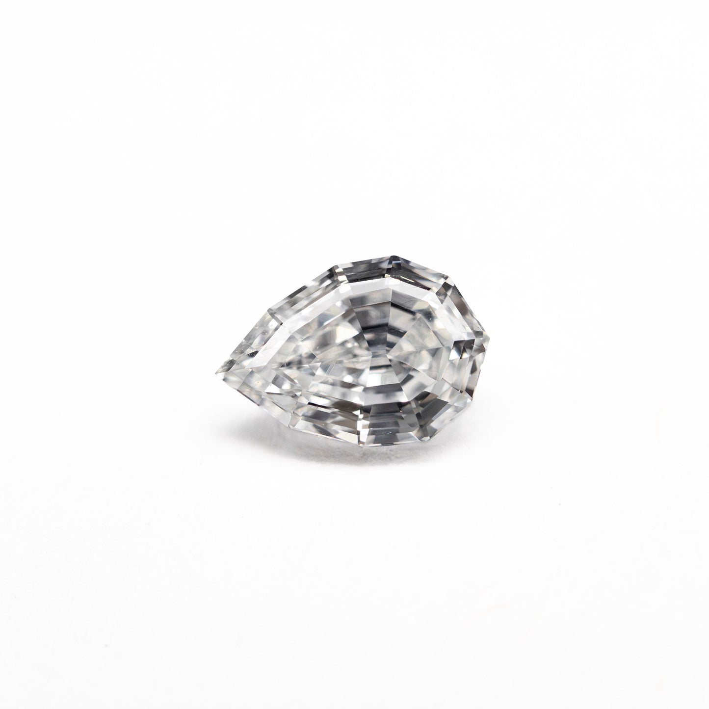 0.59ct 6.53x4.42x2.91mm SI1 F Geo Pear Step Cut 🇨🇦 27644-01