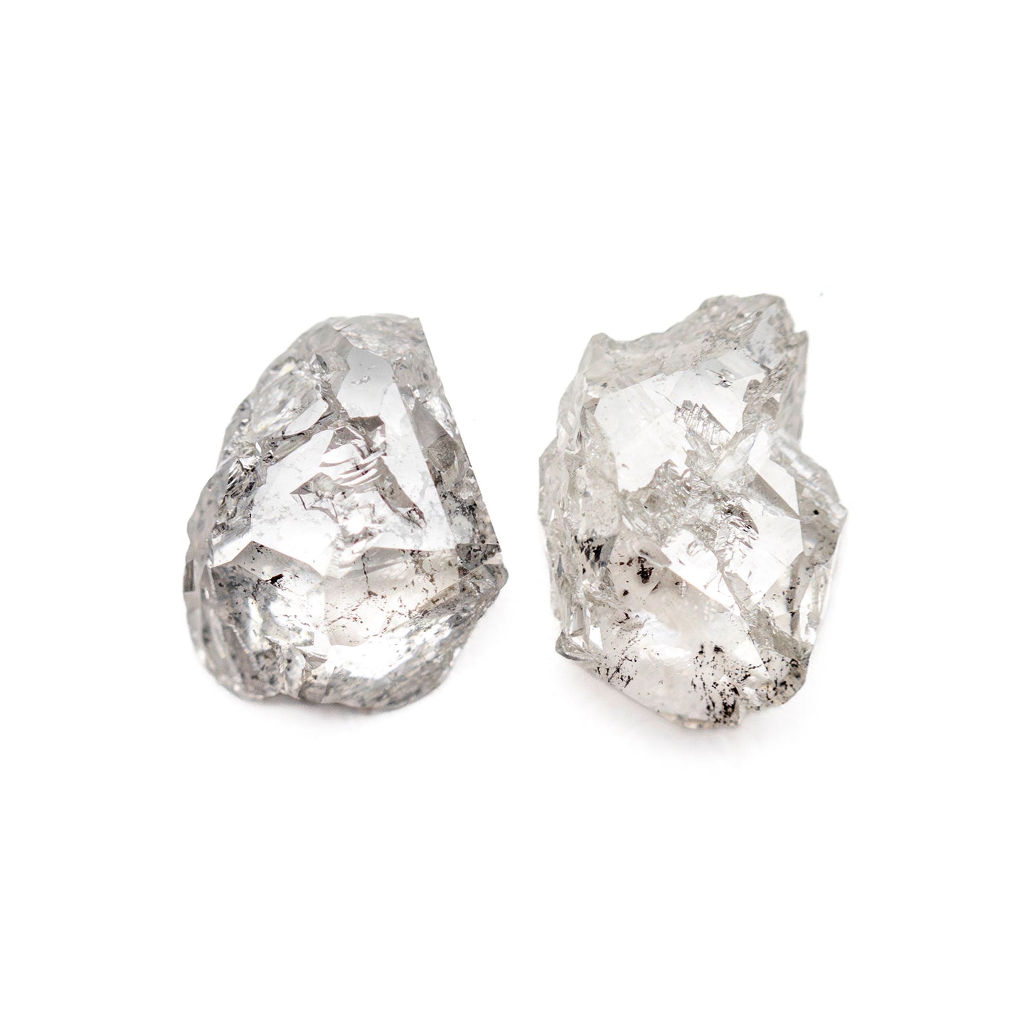 2.55cttw 2pc 7.93x6.39x3.01mm 8.60x6.19x2.94mm Polished Raw Diamond Matching Pair 🇨🇦 27698-01