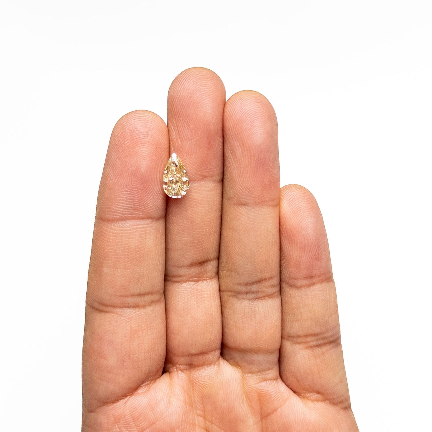 2.23カラット 10.76x6.50x4.33mm GIA VVS2 ファンシーブラウニッシュイエロー ペアブリリアント 🇨🇦 27709-01