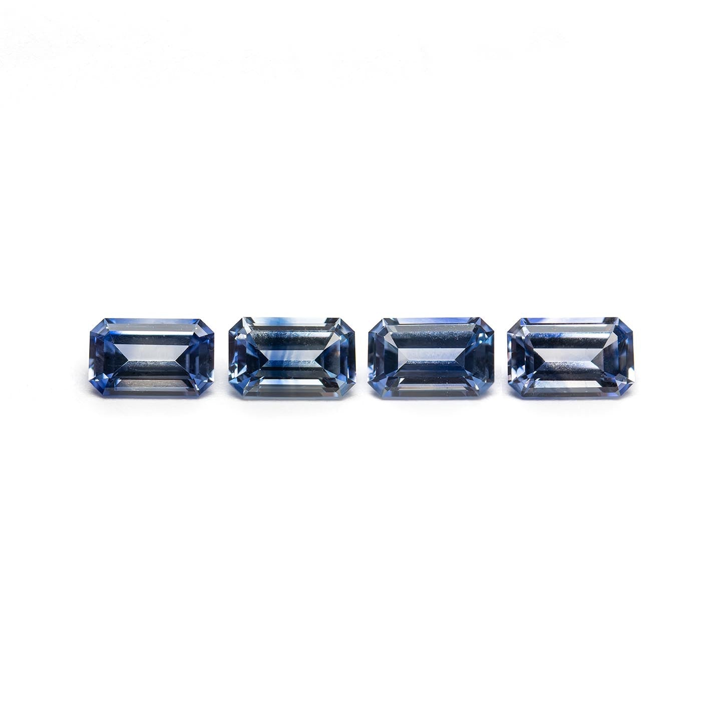 1.84cttw 4pc 5.5x3.5mm Cut Corner Rectangle Step Cut Sapphires 27723-01
