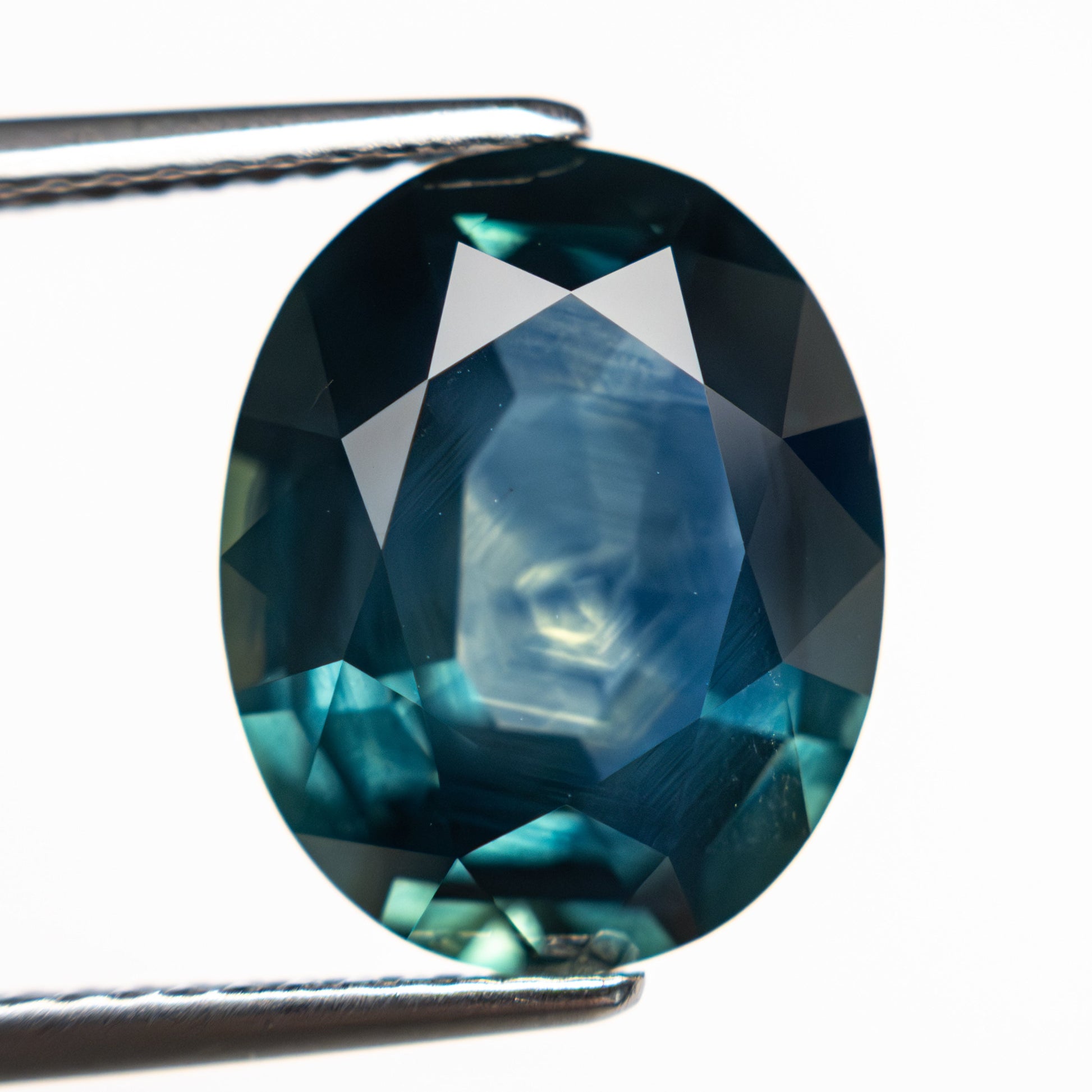 6.72ct 12.72x10.23x5.82mm オーバルダブルカットサファイア 27738-01