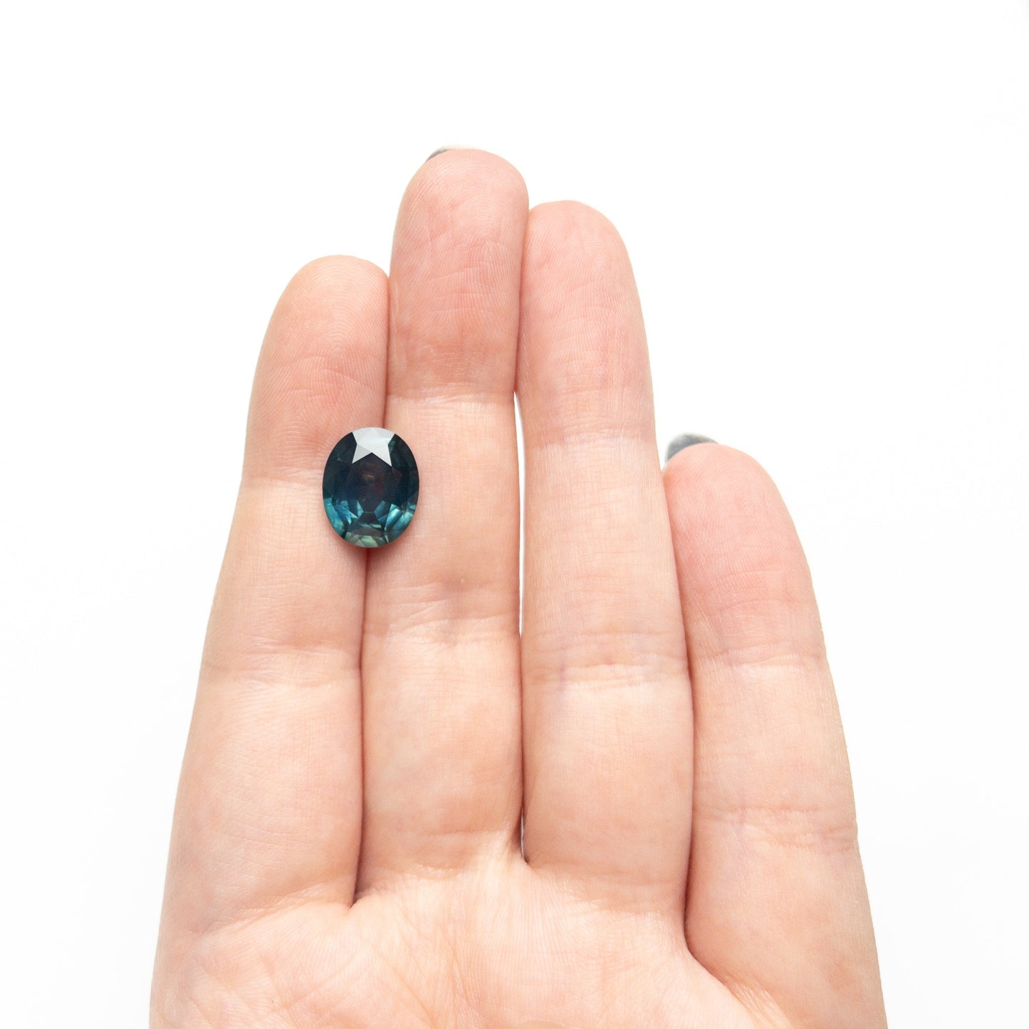 6.72ct 12.72x10.23x5.82mm オーバルダブルカットサファイア 27738-01