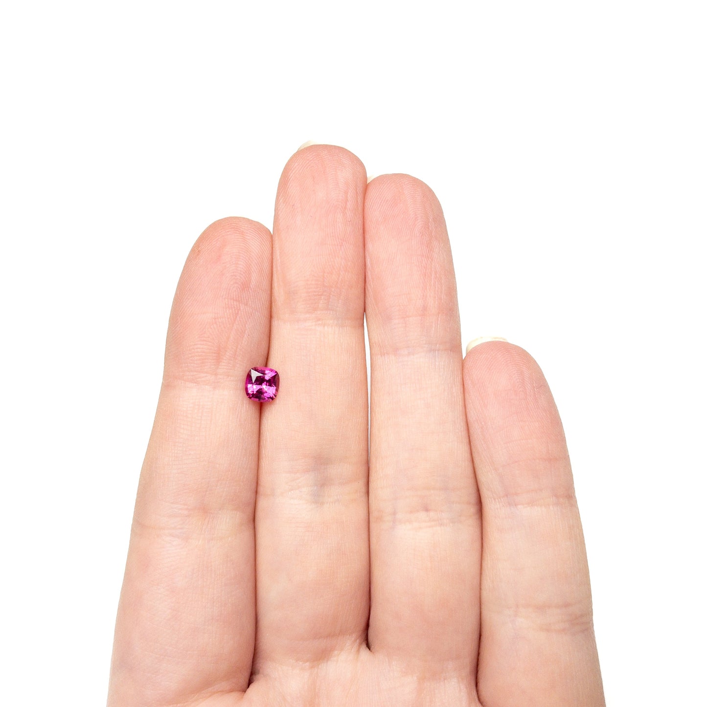 0.67ct 5.14x4.94x3.21mm クッションブリリアント サファイア 27955-18