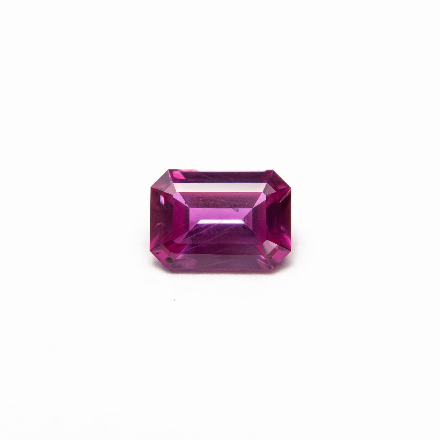 0.37カラット 4.97x3.52x2.10mm カットコーナーレクタングル ステップカット サファイア 27955-20