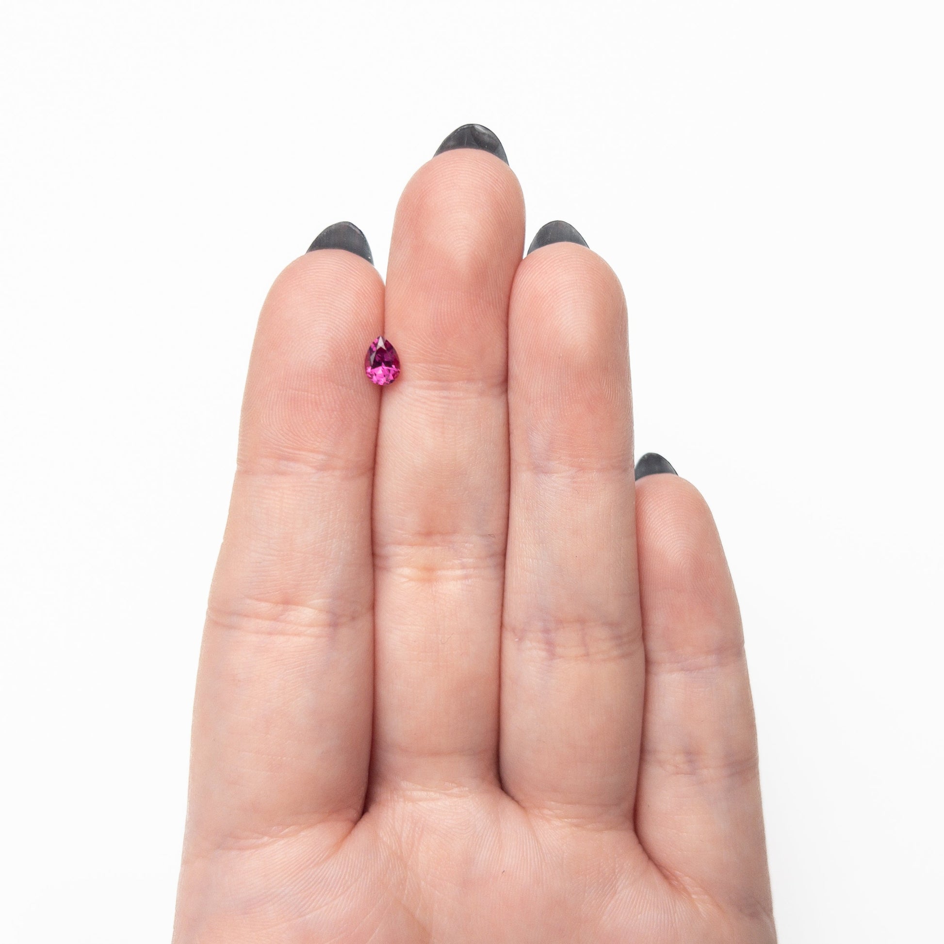 0.46ct 5.55x4.01x2.82mm ペアブリリアント サファイア 27956-16