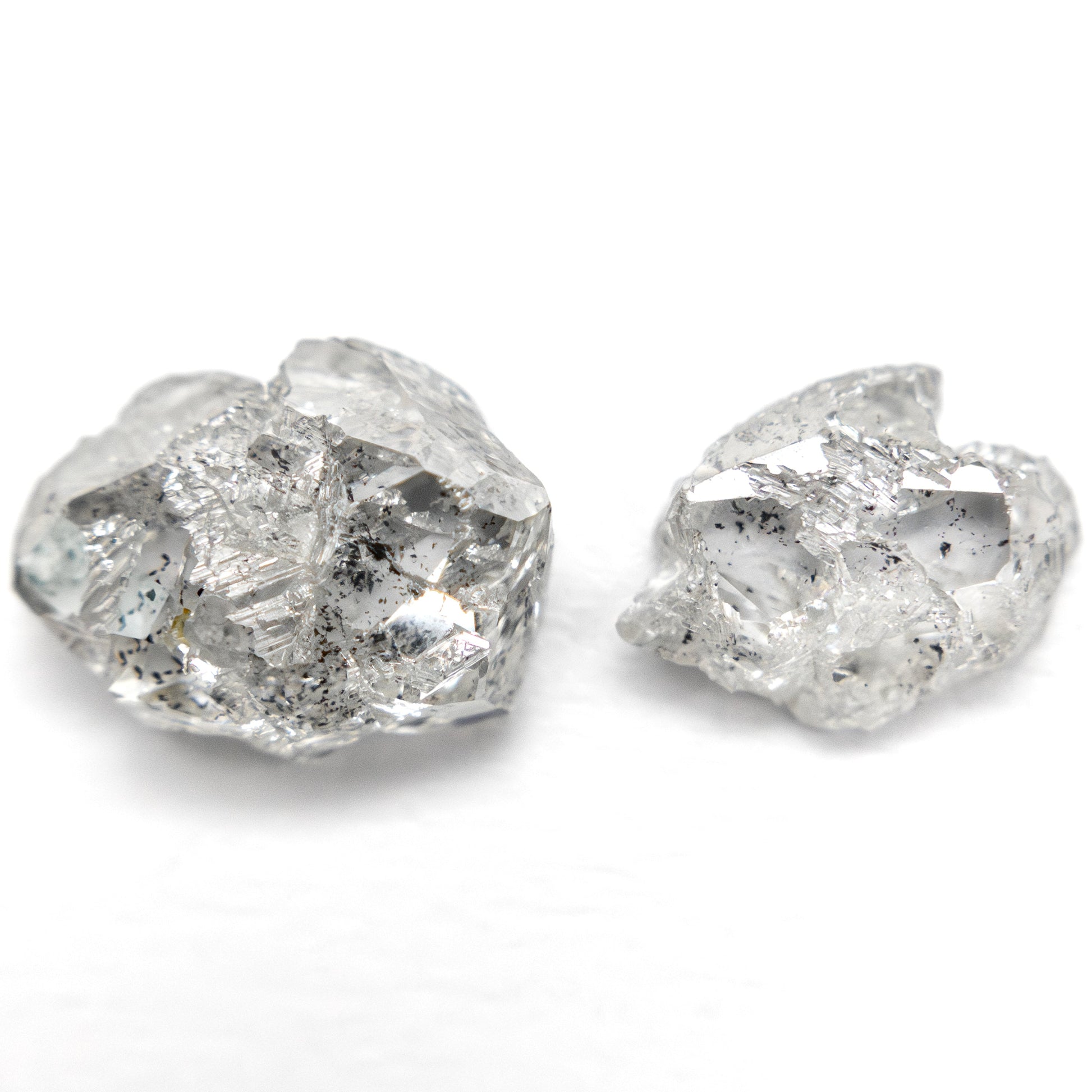 3.24cttw 2pc 9.35x7.33x3.75mm 8.11x5.86x2.38mm Polished Raw Diamond Matching Pair 🇨🇦 27980-01