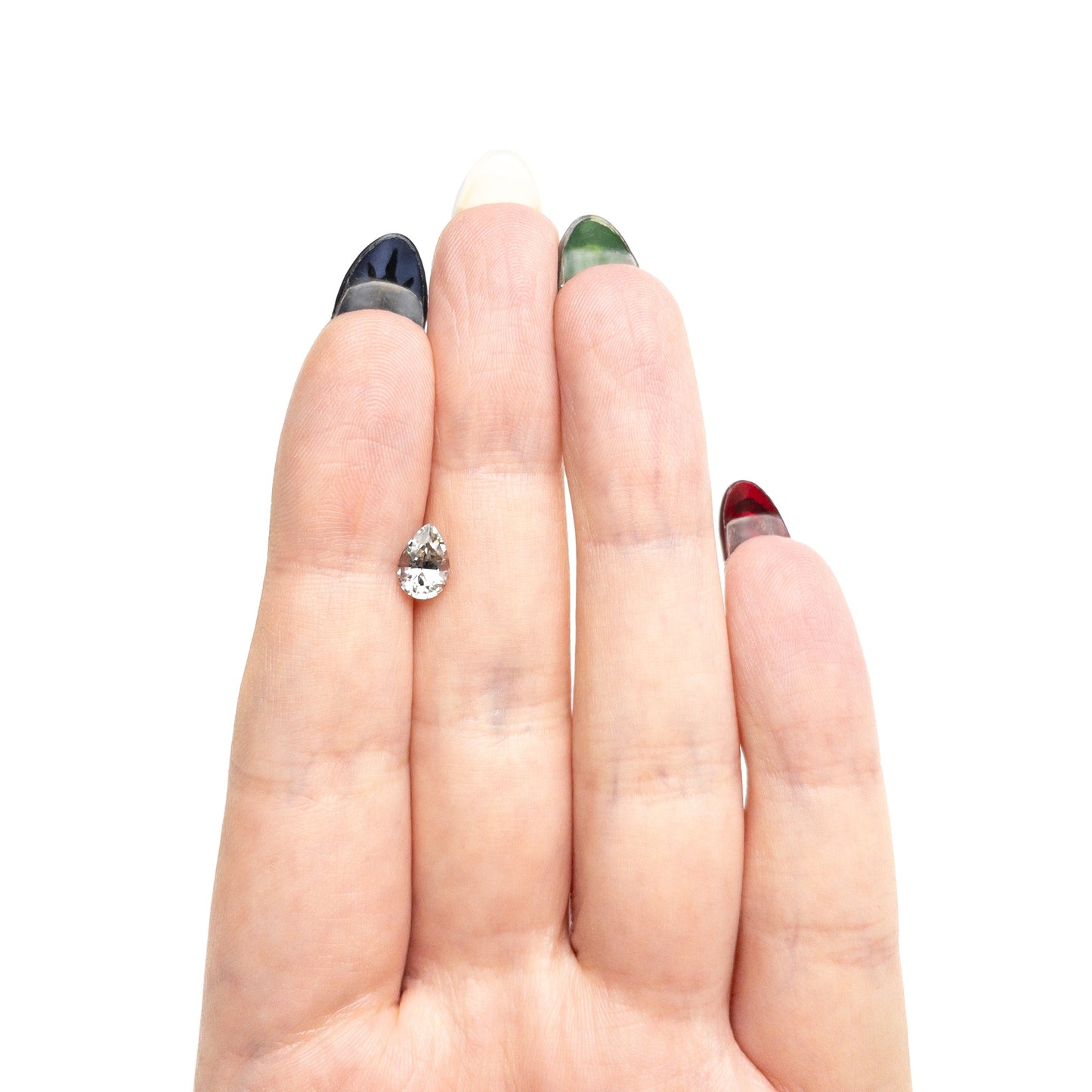 1.25ct 7.63x5.28x4.22mm ペアブリリアントサファイア 22688-02
